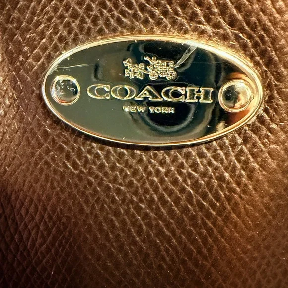 Coach Black and Bronze Satchel - Picture 2 of 15